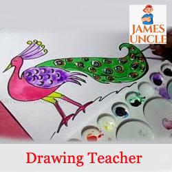 Drawing teacher Mr. Mithun Banerjee in Kalyani